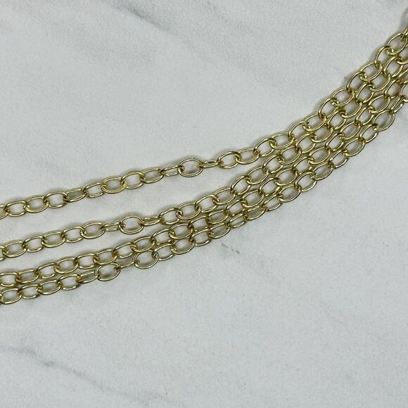 Rainbow Charm Gold and Silver Tone Chain Link Pants Chain - Picture 5 of 10